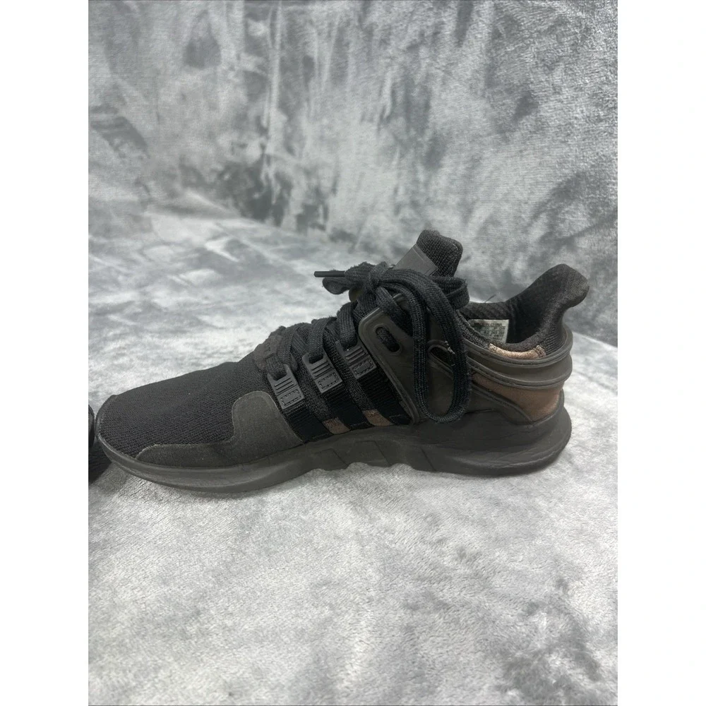 Adidas EQT Support Adv Mens 8.5 Black Athletic Running Shoes Sneakers Colorblock